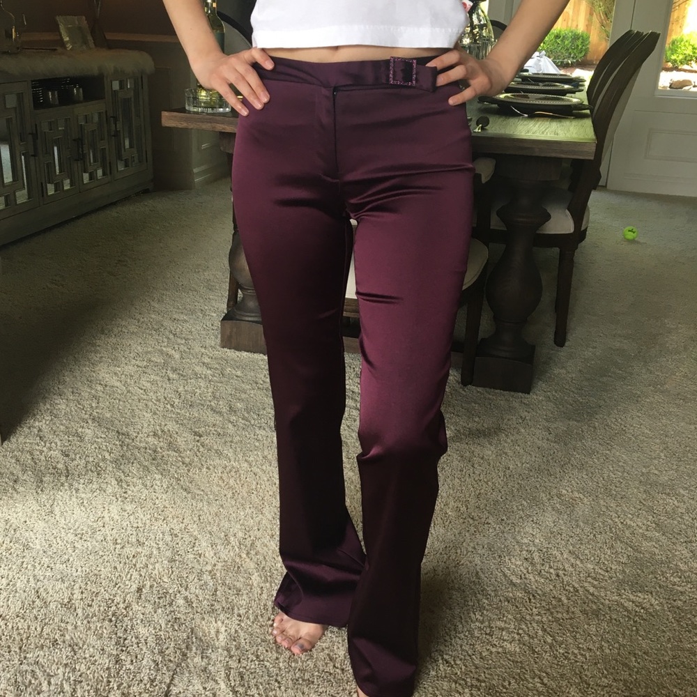 NWT Nanette Lepore stretch satin pants